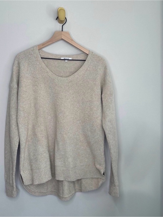 Madewell Sweaters - Madewell Oatmeal Scoop Neck Lightweight Knit Sweater